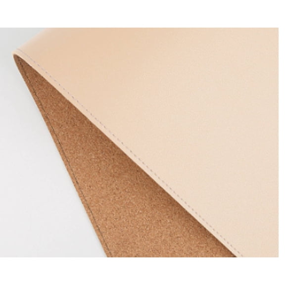CCOCC Desk Mat,Eye-Friendly Glare-Free Surface Mouse Mat,Waterproof and Easy to Clean Gaming Mouse Pad,Beige