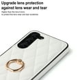 thumbnail image 3 of Allytech Galaxy S22 Plus Case with Finger Ring, 360° Rotatable Ring Holder Kickstand Luxury PU Leather Non-Slip Shockproof Business Women Men Phone Covers for Samsung Galaxy S22 Plus 5G 6.6", White, 3 of 8