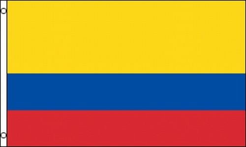 Colombia Colombian Flag 3X5 ft new with brass grommets USA seller Colombia Colombian Flag 3X5 ft new with brass grommets USA seller