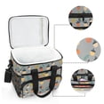 thumbnail image 6 of FORMRS Insulated Cooler Bag 24 Cans Capacity Soft Leakproof Lunch Box with Side Pockets, Cute Acorns Pattern, 6 of 7