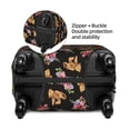 thumbnail image 6 of Uemuo Rose Flower Bear Printed Washable Luggage Cover - Fashion Suitcase Protector Fits 18-32 Inch Luggage -Medium, 6 of 9