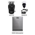 thumbnail image 2 of Equator 24 in Dishwasher 15 place QUIET 110V E-Star +3/4 HP Air Switch Garbage Disposer - Stainless Steel, 2 of 15
