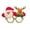 A, variant on Christmas Glasses, Fun Holiday Eyeglass Frames for Dress Up clothess, Novelty Party Accessories for s Christmas Gifts(A)