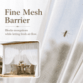 thumbnail image 3 of DONGPAI Mosquito Net for Patio Garden Mesh Screen Barrier, Super Dense Patio Netting for Balcony Porch Protecting DIY Size Adjustable, 1 Panel, 3 of 9