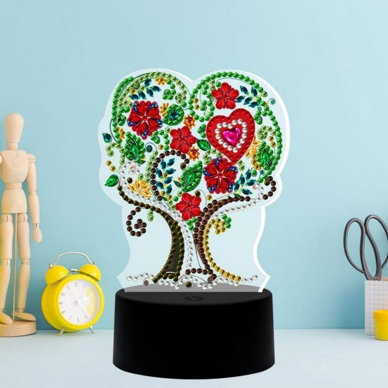  Diamond Painting DIY 5D Special Shape Rhinestones, ABEUTY  Colorful Love Tree & Heart Tree, Partial Drill Crystal Diamond Art Kits :  Arts, Crafts & Sewing
