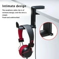 thumbnail image 2 of Baohd Headphone Stand Holder Rotating Bracket Hanger Storage Desk Mount Earphone Rack Space Saving Supply Accessory Durable Table Clamp Black, 2 of 8