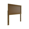 thumbnail image 2 of Castle Place Rattan Wooden Twin Headboard, Walnut Finish, Classic Style, 2 of 8
