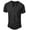 01-Black, variant on Iceglad Mens Distressed Henley Shirts Retro Short Sleeve Cotton Tee Shirts Casual Button Down Washed T-Shirts