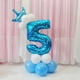thumbnail image 3 of Globos de látex con números del 0 al 9 para cumpleaños, aniversarios de boda o fiestas. Número 5, 3 of 4
