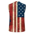 thumbnail image 5 of BVOFAR USA Flag Tank Tops for Men Vintage Henley T Shirts Summer Casual Graphic Tees Sleeveless Muscle Shirt Hawaiian Beach Tops Red M, 5 of 5