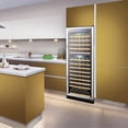 thumbnail image 2 of Lanbo LW165D Dual Zone (Built In or Freestanding) Compressor Wine Cooler, 160 Bottle Capacity, 2 of 2