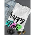 thumbnail image 3 of Happy Holi! T-Shirt Women -SPIdeals Designs, Female 3X-Large, 3 of 4