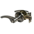 thumbnail image 3 of Constructor Etude Entry Door Lever Handle Lock Set Satin Nickel Finish, 3 of 4