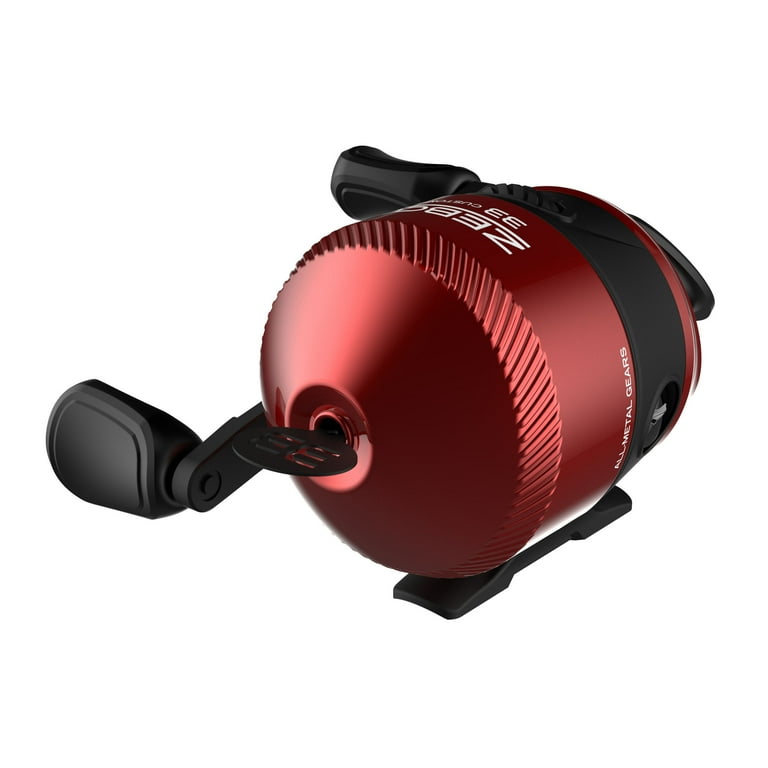 Zebco 33 CustomZ Spincast Reel and Fishing Rod Combo, 6-Foot, Red