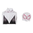 thumbnail image 4 of Body de cosplay de Gwen para mujer con máscara extraíble, disfraz de Spider Gwen de manga larga, 4 of 8