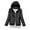 Black, variant on LYXSSBYX Jackets for Women Casual Fall Women's Down Jacket Lightweight Hooded Short Korean Style Extra Large Size Plus White Down Warm Jacket