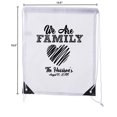 thumbnail image 2 of We are family messy heart with custom name -Family Reunion Party Favor Bags, 2 of 2