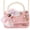 Pink, variant on MasteelfCA Girl Handbag Crossbody Bag Imitation Pearl Handle Little Girl Bag Single Shoulder Bag