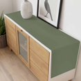 thumbnail image 5 of Table Runner Dresser Scarves 90 Inch Long,Pure Color Green Linen Dining Table Runners, 5 of 9
