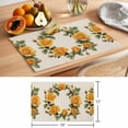 thumbnail image 6 of Yellow Flowers Placemats Set of 4, Spring Floral Wreath Non-Slip Place Mats Washable Table Mats for Kitchen Dining Table Decorations Indoor/Outdoor, 6 of 9