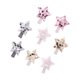 thumbnail image 4 of Assorted Color Star Hair Clips with Bling Sequin for Girls and Women's Perfect for Various Hairstyles 8pcs, 4 of 4