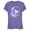 Purple, variant on Junior's Lost Gods Airbrushed Half Crescent Moon Graphic Tee Athletic Heather Medium