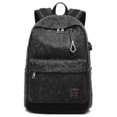 thumbnail image 2 of Backpack Men Usb Charging Retro Canvas Earphone Hole Travel Sport Casual Multifunctional Backpack, 2 of 4