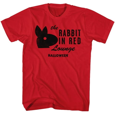 Halloween Scary Horror Slasher Film Movie The Rabbit in Red Lounge T-Shirt Tee