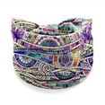 thumbnail image 1 of Banda para el cabello bohemia con estampado étnico, banda para el cabello para yoga, diadema absorbente de sudor, diadema antitranspirante de ala ancha para mujer, tocado, 1 of 6