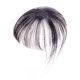 thumbnail image 4 of Flequillo postizo con clip para mujer, extensión de flequillo para la frente, pieza de cabello postiza con clip Negro, 4 of 9