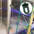 thumbnail image 4 of 100 Stycken Växthus Hängare Plast Växtkrokar Skuggväv Klämmor Trädgårdstillbehör Kompatibla med Palram Växthus (Mörkgrön), 4 of 5