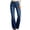 Blue, variant on Baggy Jeans Women High Waist Flare Leg Jeans For Women Button Fly Stretch Denim Pants With Classic Pocket Design Fashionable Style Clothes For Woman