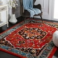 thumbnail image 2 of SAFAVIEH Vintage Hamadan Maegan Oriental Area Rug, Red/Blue, 6'7" x 6'7" Square, 2 of 8