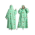 thumbnail image 5 of Komoo Oversized Hoodie Blanket Women Men Cartoon Printed Fleece Long Blanket Hoodie Giant Hoody Hoodie, 5 of 8
