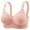 Pink, variant on T Shirt Bras For Women Gathering Lifting V Neck Sports Breathable Cup Basic Sleeping Bras