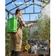 thumbnail image 3 of TaskStar 4 Gallon Battery Powered Electric Backpack Sprayer ,2*2000mAh Batteries,100 PSI,32" Wand, 6 Nozzles for Lawn Garden Weed Pest Control & Fertilizing, 3 of 10