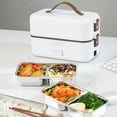 thumbnail image 4 of New Self Cooking Electric Lunch Box, Portable Food Warmer, Mini Rice Cooker 1/2 Layers Heated Lunch Box For Office, 4 of 4