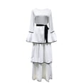 thumbnail image 3 of Efsteb 2025 Fall Fashion Elegant Muslim Dresses for Women Long Dress Women Abaya Dress Islamic National Robe (White,XXXL), 3 of 9