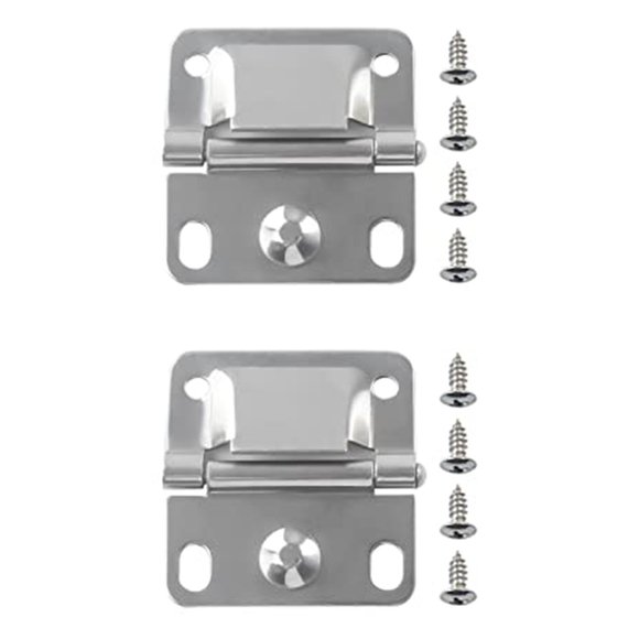 Bgsha Cooler Hinge Stainless Steel Set Replacement for Coleman Cooler(With Screw Set)