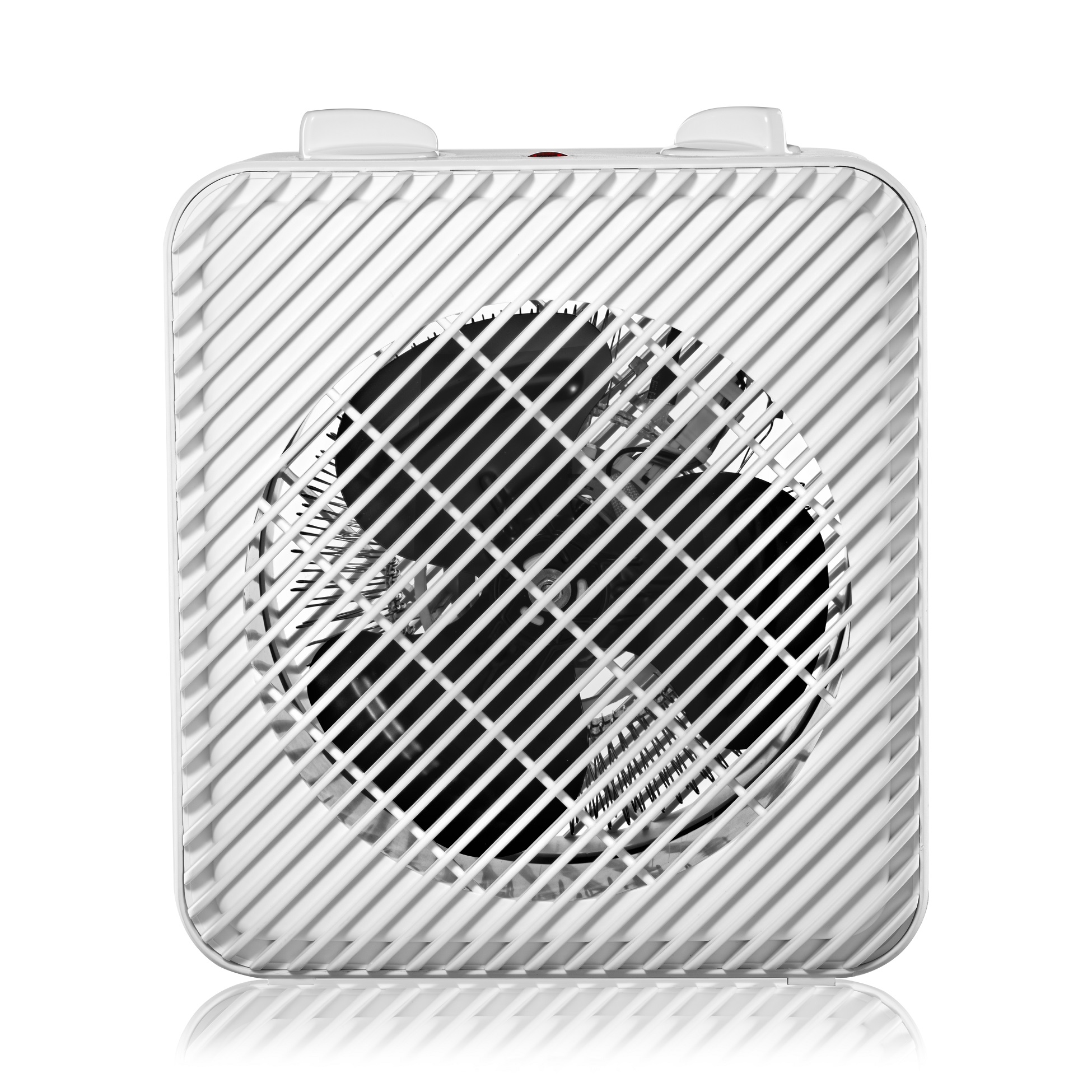 Mainstays 1500W 3-Speed Electric Fan-Forced Space Heater with Adjustable Thermostat, White - image 5 of 9