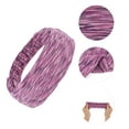 thumbnail image 3 of Unique Bargains 1 Pc Breathable Headband Sweat Headband for Sport Purple, 3 of 6