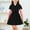 A204 Black, variant on Kids Girls Dress Short Sleeve Double Breasted Lapel Blazer Style Pleated Skirt Formal Business School Uniform Outfits, 2T-8Y