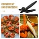 thumbnail image 3 of Pinza multifuncional para cangrejos 2 en 1 de aleación de zinc, herramienta para comer mariscos, para patas de cangrejo, herramientas para abrir langostas, utensilios de cocina, 3 of 7