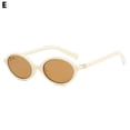 thumbnail image 2 of Zhang Yuanying - Montura de gafas estilo nerd, miopía, ovalada, plana, pequeña, estilo retro coreano, lisa, para mujer, 2 of 2