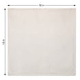 thumbnail image 6 of Unique Bargains 6 Pack Cotton Washable Reusable Dinner Napkins for Events Gray 18"x18", 6 of 6