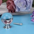 1PCS 30mm Ball Shape Crystal Glass Pull Handle Drawer Cupboard