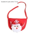 thumbnail image 5 of Cheers US Christmas Dog Bandanas Pet Bandanas Snowman Snowflake Pet Kerchief Dog Scarf Adjustable Washable Dog Bib for Christmas Pets Dogs Cats Costume Supply, 5 of 7