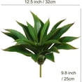 thumbnail image 5 of Zukuco 1Pack 12.5" Artificial Succulents Aloe Plants Real Touch Fake Flowers Unpotted for Home Wedding Festival Arrangement (Green), 5 of 5