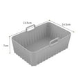 thumbnail image 3 of NSESSHome Clearance Silicone Air Fryer Liners Rectangle Airfryer Liners Air Fryer Liners Reusable Pot Oven Liner Baking Tray, Air Fryer Basket Silicone Mat Bowl Air Fryer Accessories Kitchen, 3 of 5