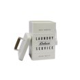 thumbnail image 3 of Mainstays White Large Metal Laundry Detergent Storage Canister with Scoop and Lid, 3 of 7